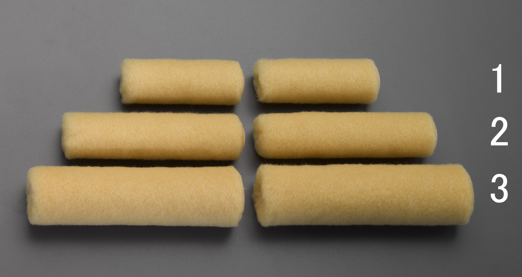 150mm(6mm) 交換用ローラー(2本)