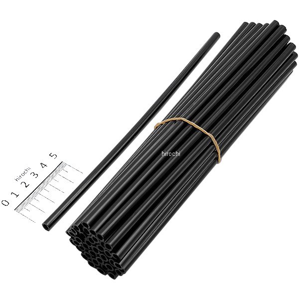 スポークラップ 21cm 黒 40本セット