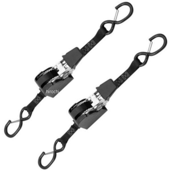 リトラクター 幅1インチ(25mm) タイダウン 5.5フィート(1.65m) (左右ペア)