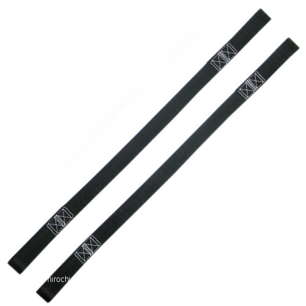 延長用 幅1インチ(25mm) ソフト-タイ 22インチ(559mm) 黒 (左右ペア)