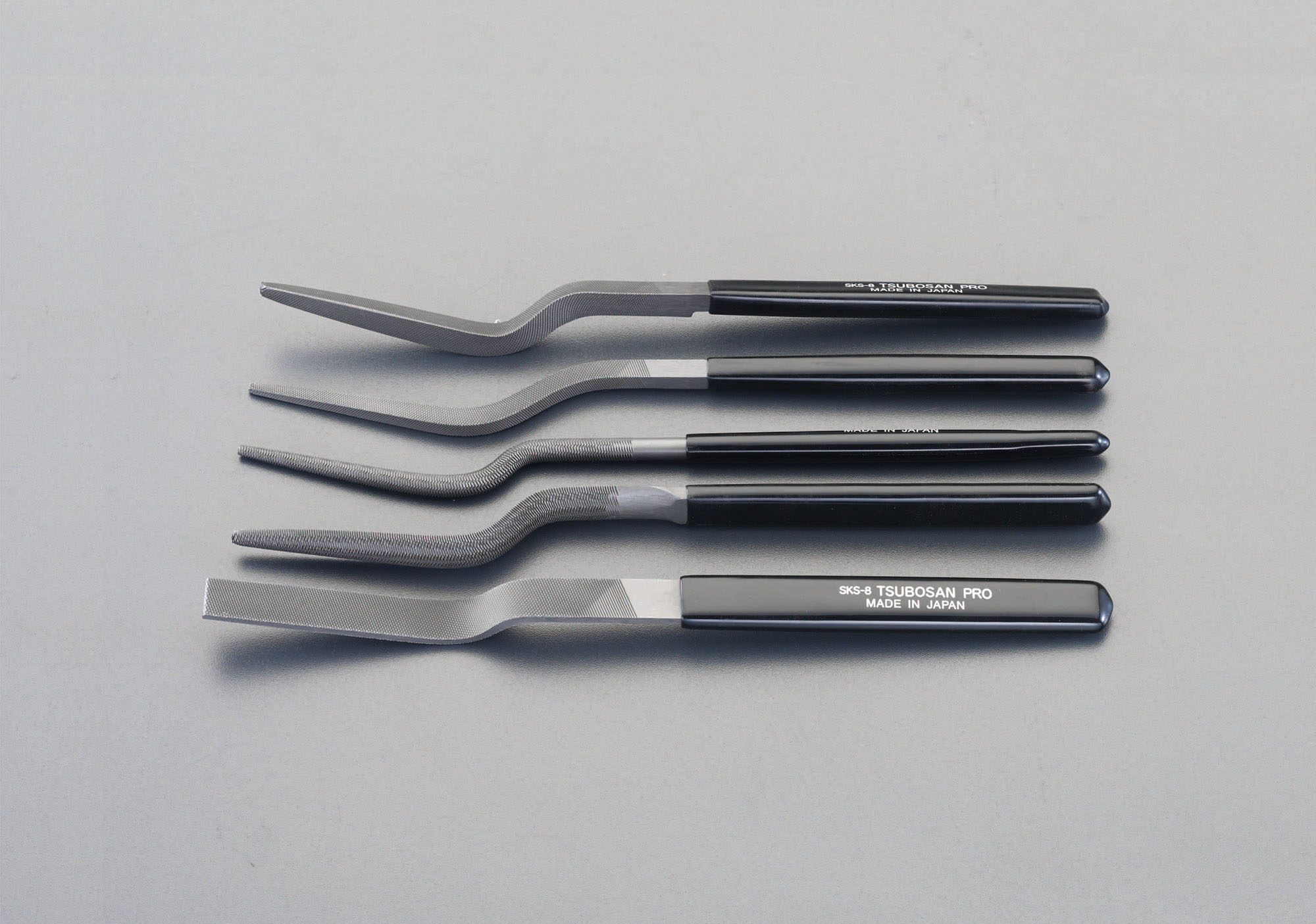 215mm やすり(クランク型/5本組)