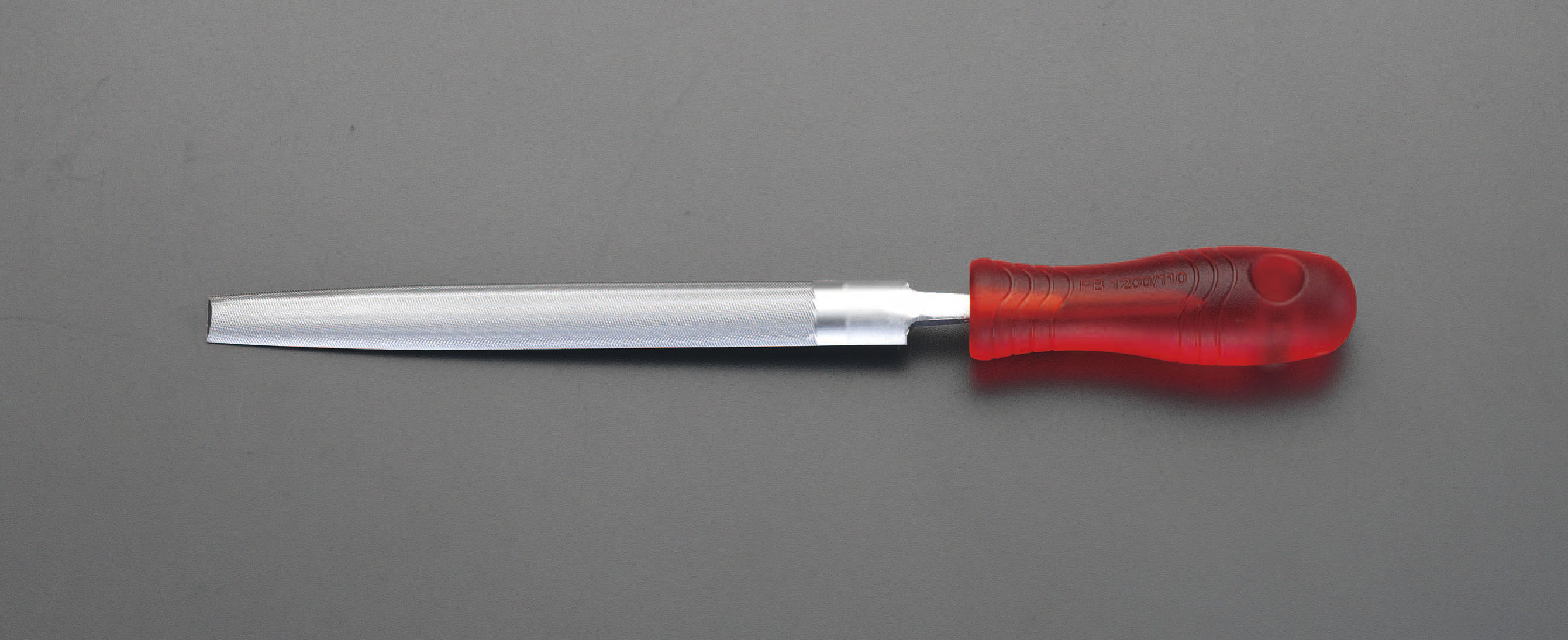 150mm 鉄工やすり(コーティング柄付 半丸/中目)