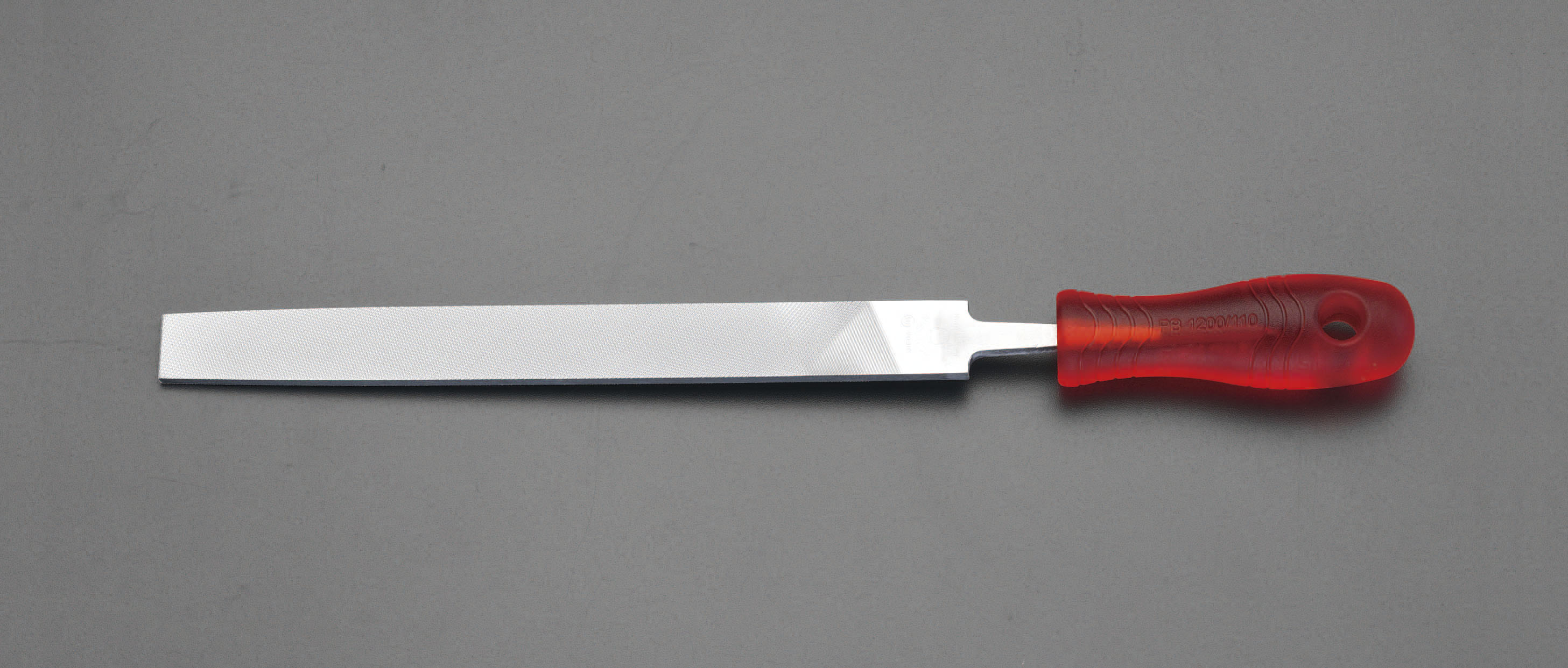 200mm 鉄工やすり(コーティング柄付 平/中目)