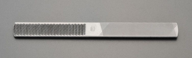 225mm 鉄工 木工やすり(半丸 両用)