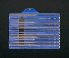 200mm 精密やすり(12種 12本組/粗目)