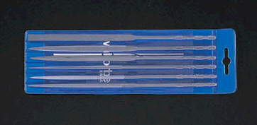 200mm 精密やすり(6種 6本組/粗目)