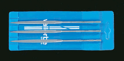 160mm 精密やすり(半丸 3本組/粗 中 細目)