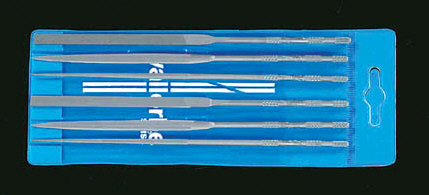 160mm 精密やすり(平 半丸 丸-6本/粗 油目)