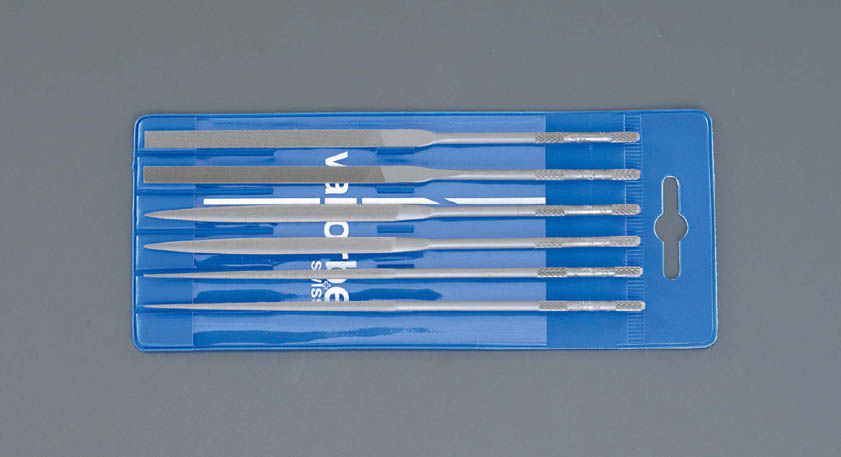 140mm 精密やすり(平 半丸 丸-6本/粗 油目)