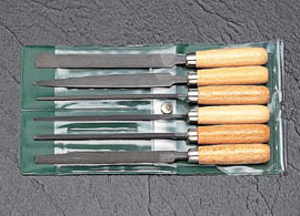 105mm 鉄工やすり(5種 6本組)