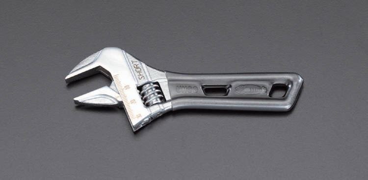 118mm/24mm モンキーレンチ(広口ショートサイズ)