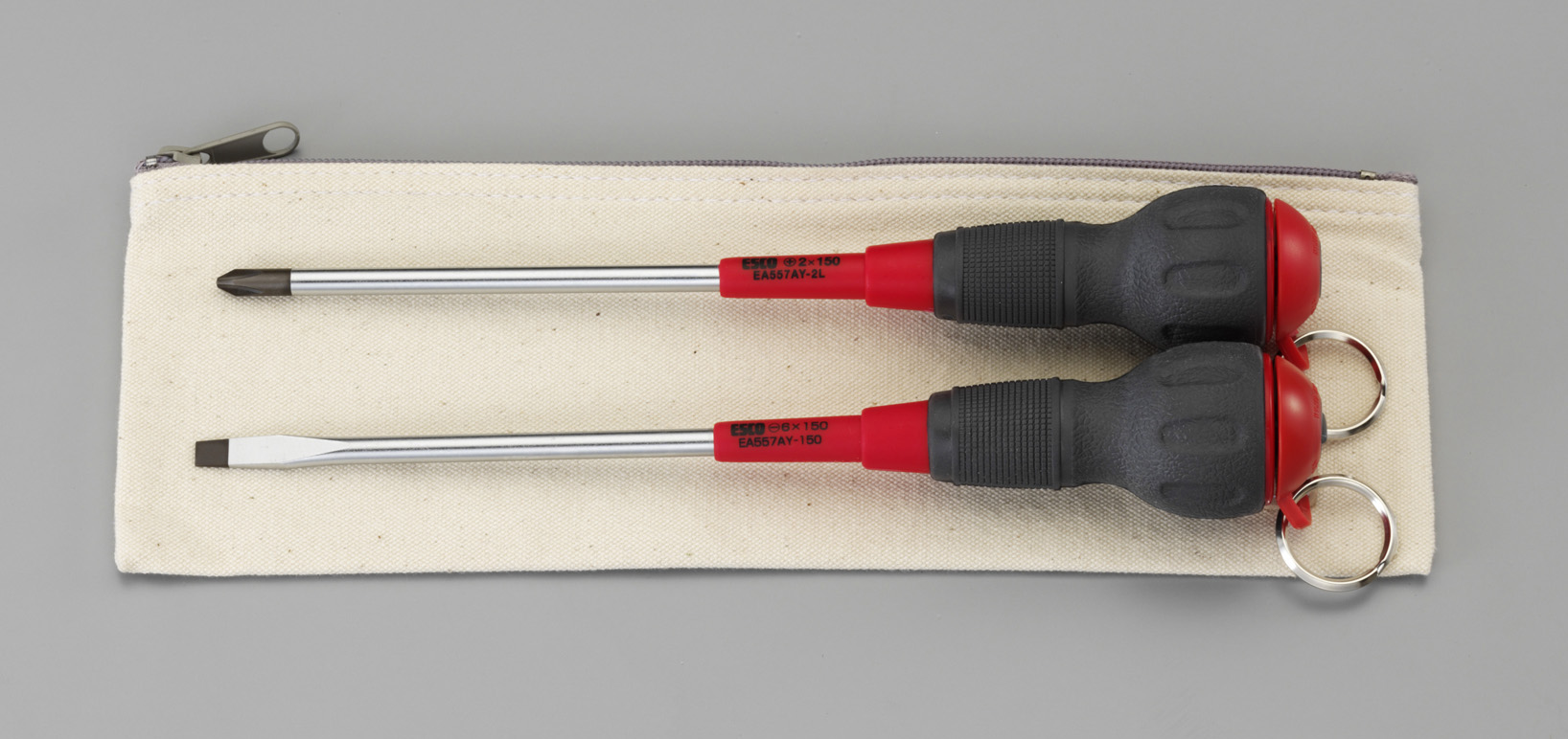 EA557AY40  2本組 + 150mm グリップドライバーセット