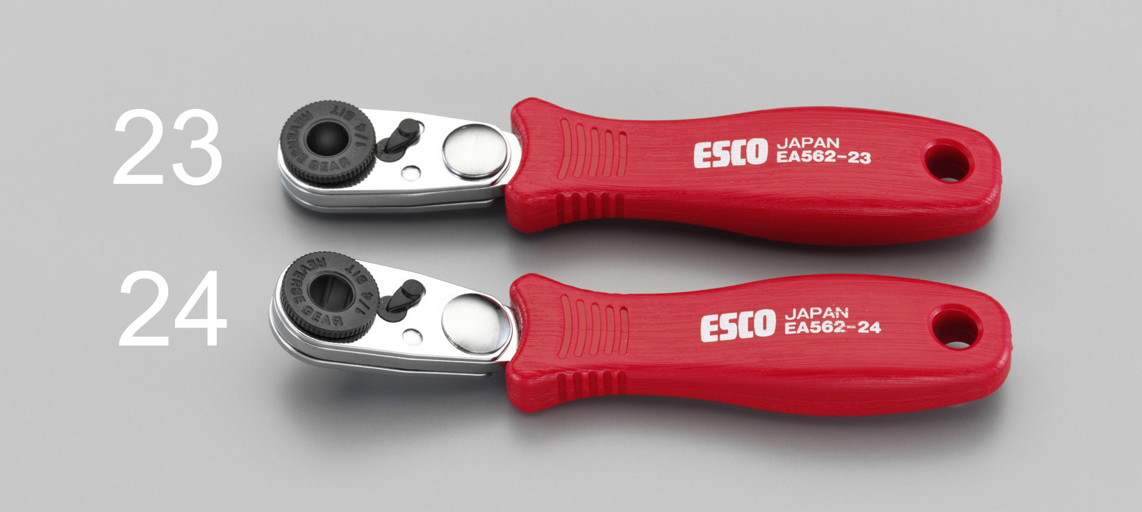 EA56223  1/4"Hex ラチェットハンドル ビット式