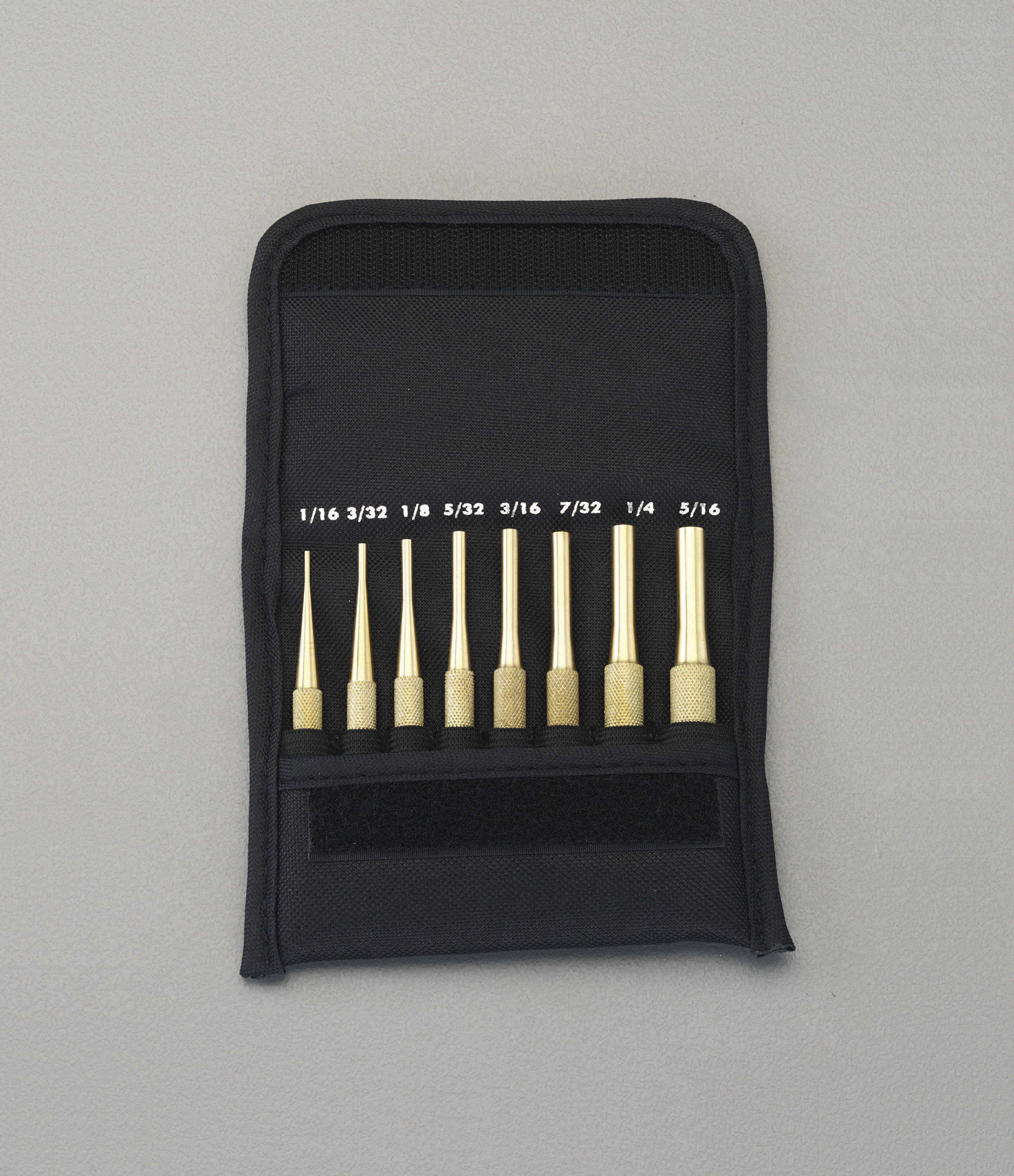 1.5-8mm 8本組ドライブピンポンチ(真鍮製)