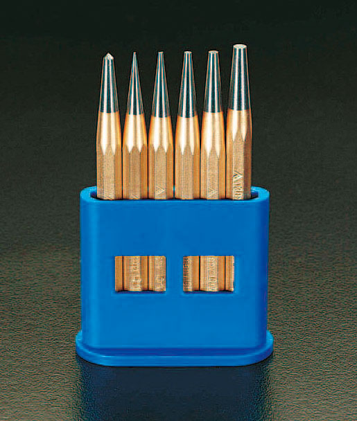 6本組 テーパーピンポンチ