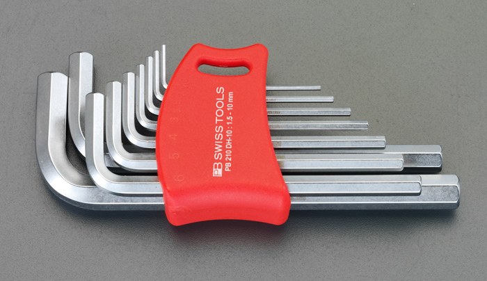 1.5-10.0mm/9本組 Hexagon キーレンチ