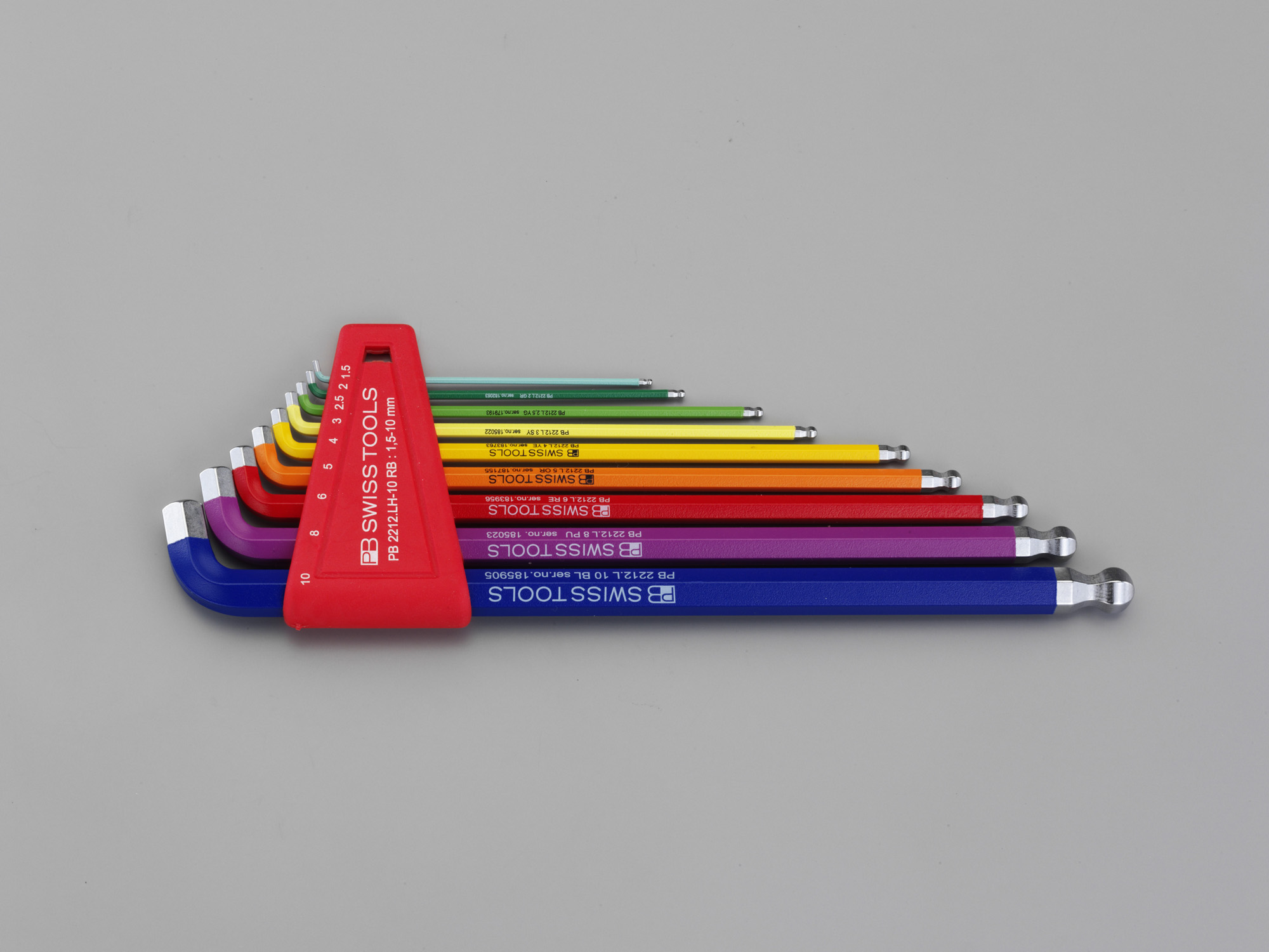 9本組 Ball-Hexagon キーレンチ(ショートヘッド)