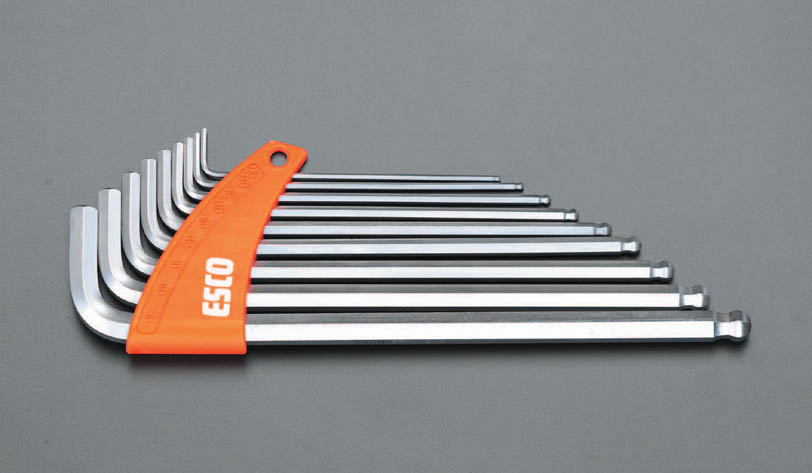 5/64-3/8"/9本組 Ball-Hex キーレンチ