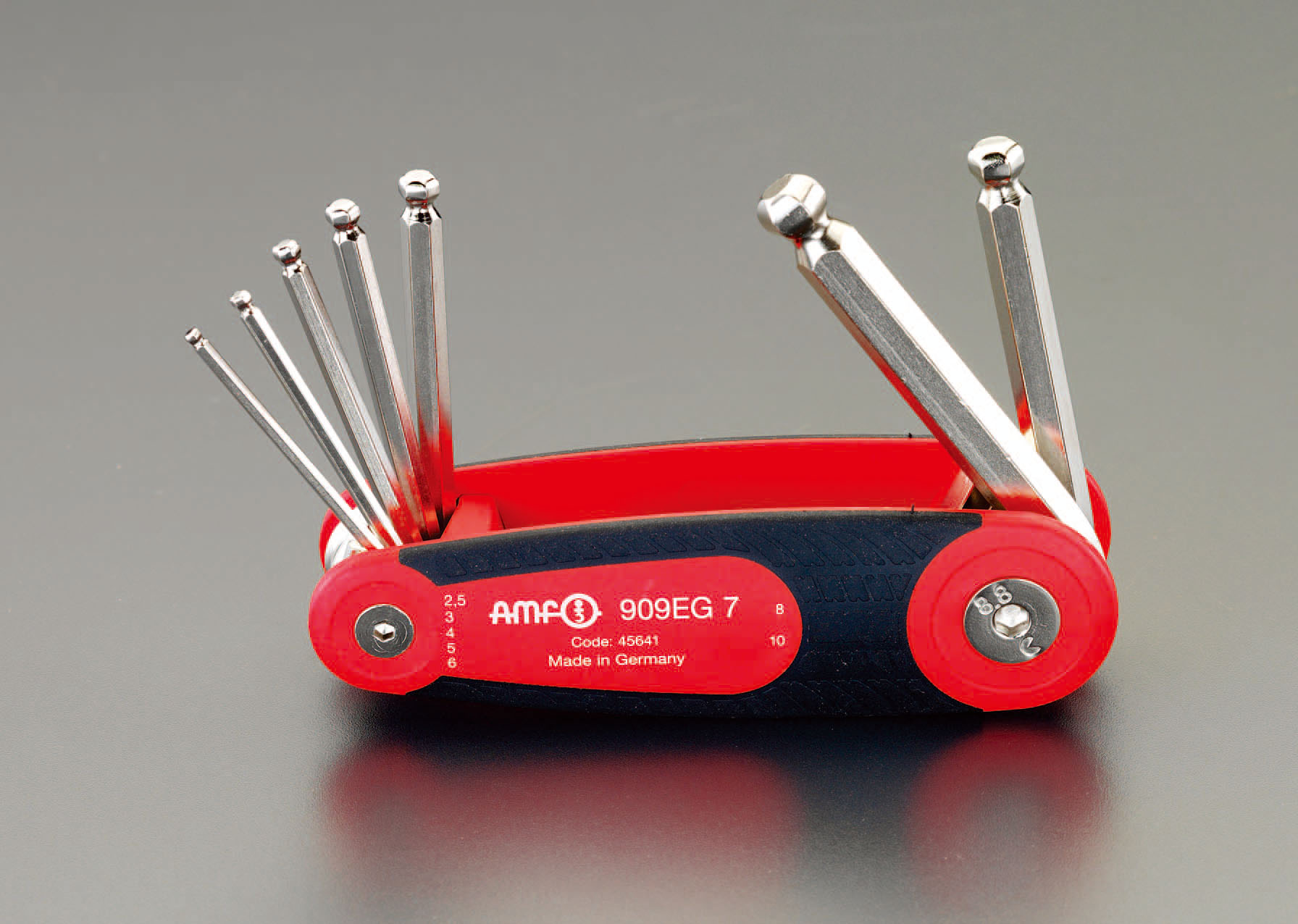 2.5-10mm/7本組 Ball Hex キーレンチ(折込式)