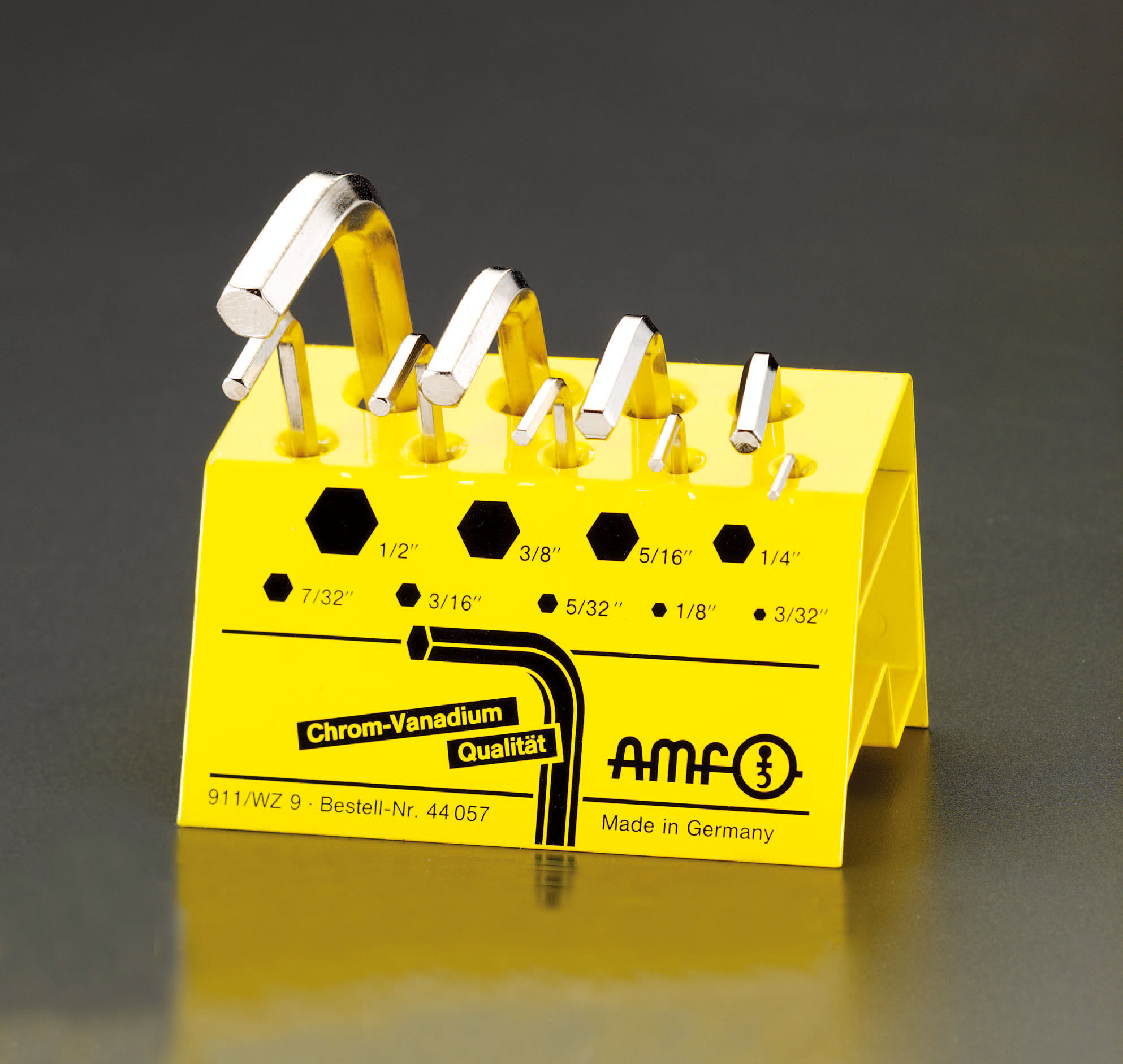 3/32"-1/2"/9本組 Hex キーレンチ(スタンド付)