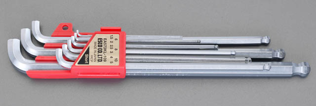 8本組 Ball-Hex キーレンチ(ショートヘッド)