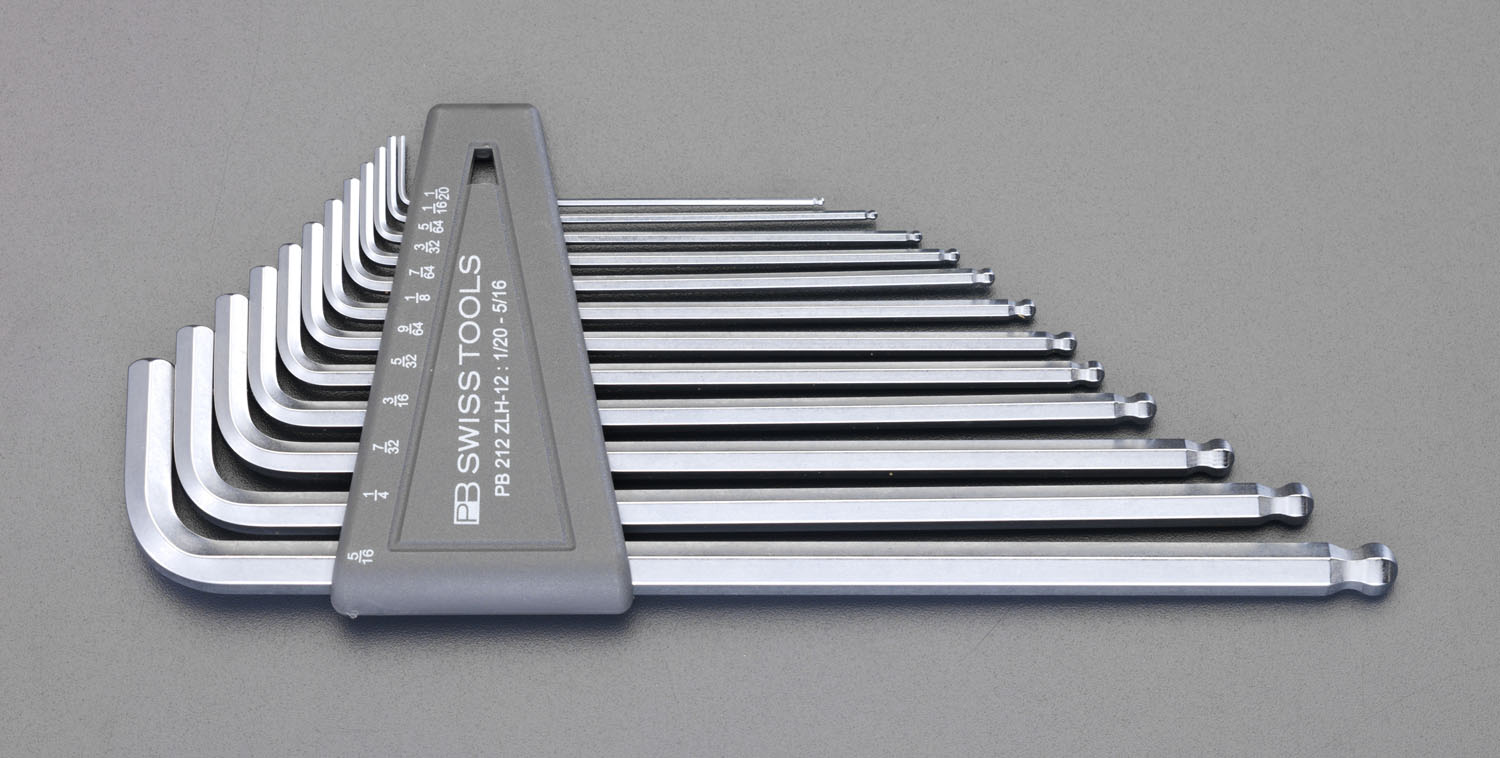 3/32"-5/16"/7本組 Hexagon キーレンチ