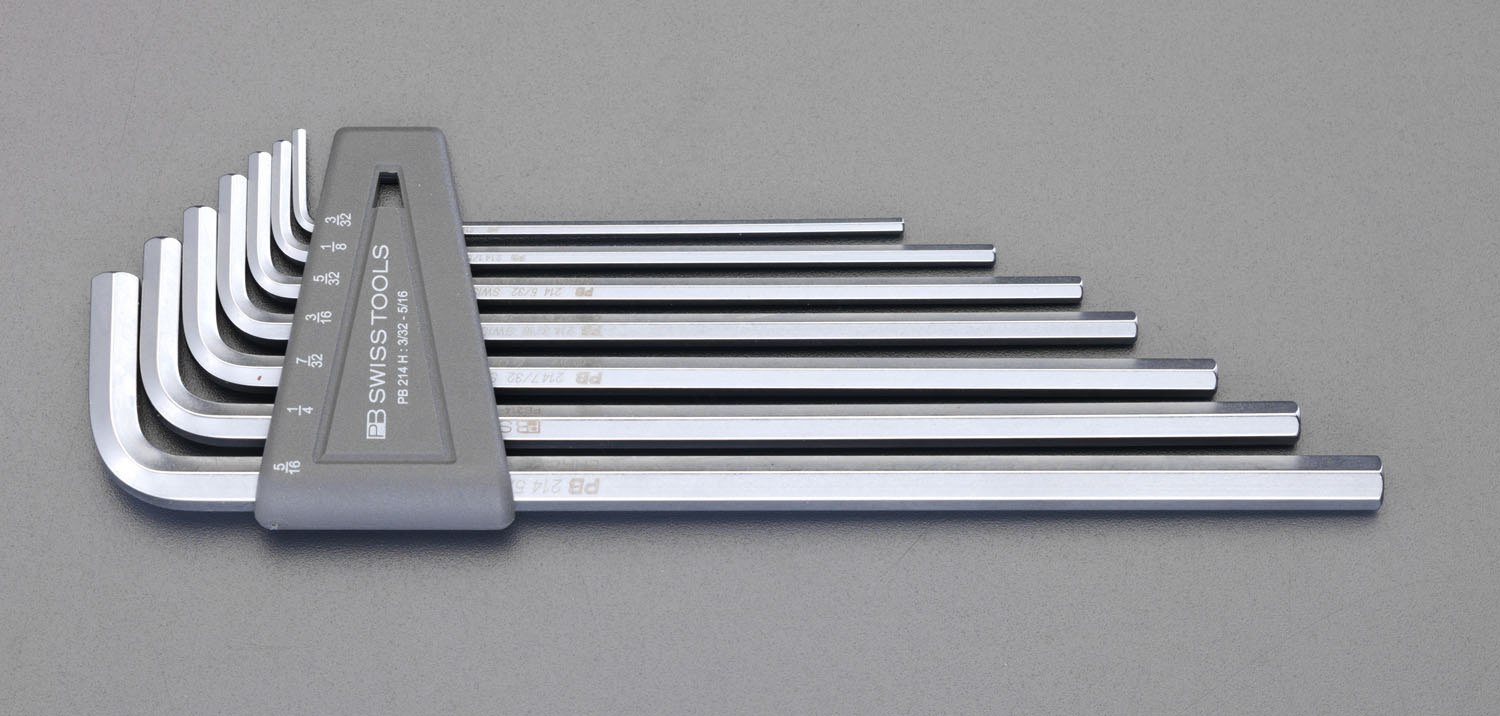 3/32"-5/16"/7本組 Hexagon キーレンチ