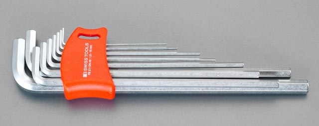 1.5-10.0mm/9本組 Hexagon キーレンチ