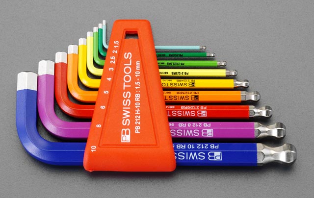 1.5-10mm/9本組 Ball Hexagon キーレンチ