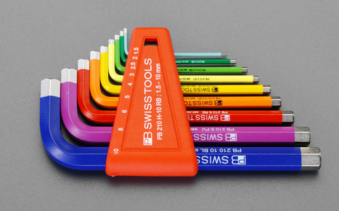 1.5-10mm/9本組 Hexagon キーレンチ