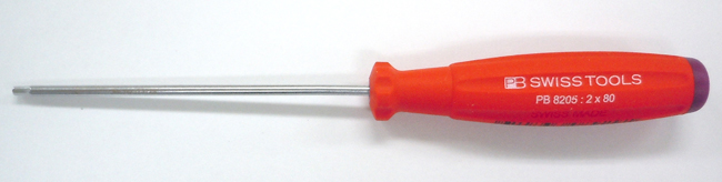 2.0 x 80mm Hexagon ドライバー