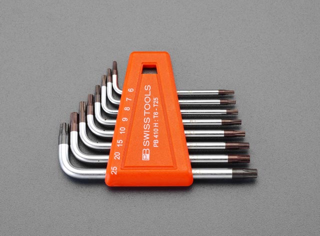 T6-T25/8本組 Torx キーレンチ