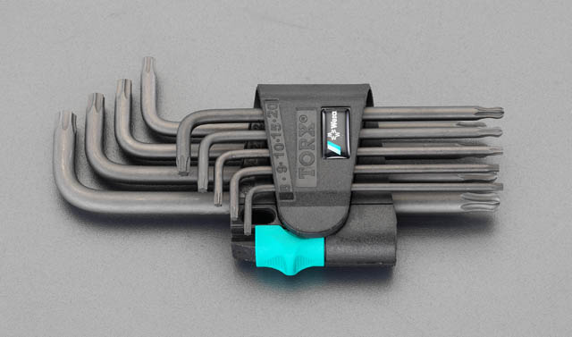 T8-T40/9本組 Ball Torx キーレンチ