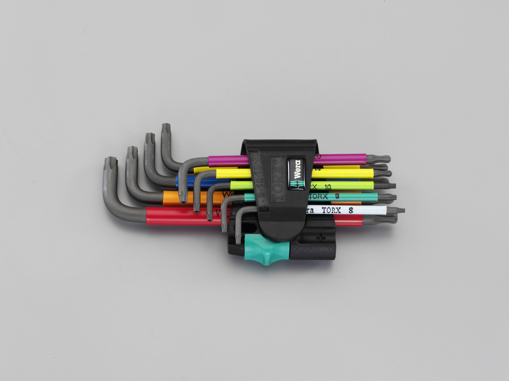 9本組 Torx キーレンチ(マルチカラー)