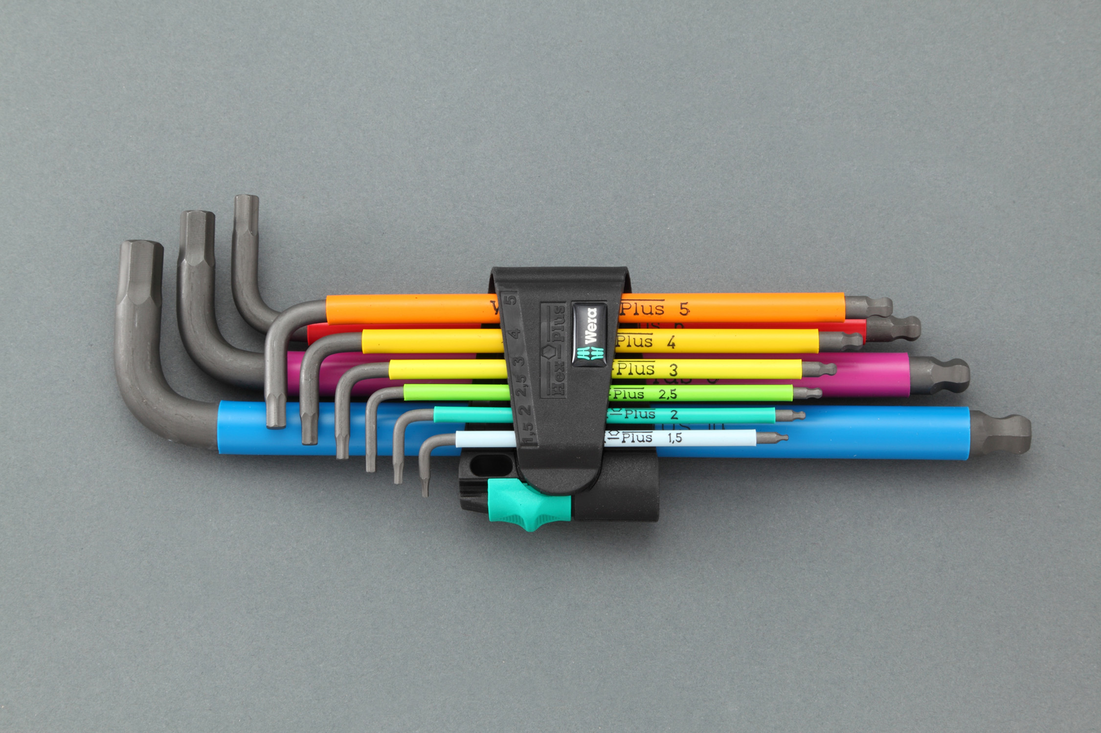 1.5-10mm/9本組 Hex キーレンチ(マルチカラー)