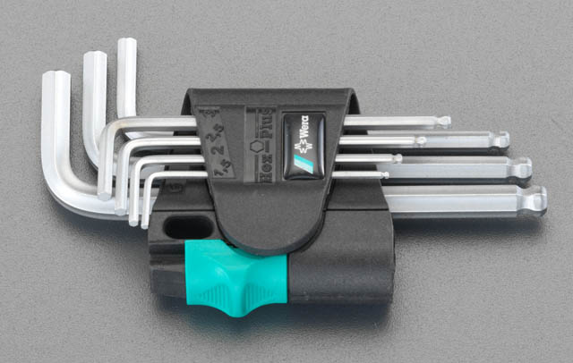 1.5- 10mm/9本組 Ball Hex キーレンチ