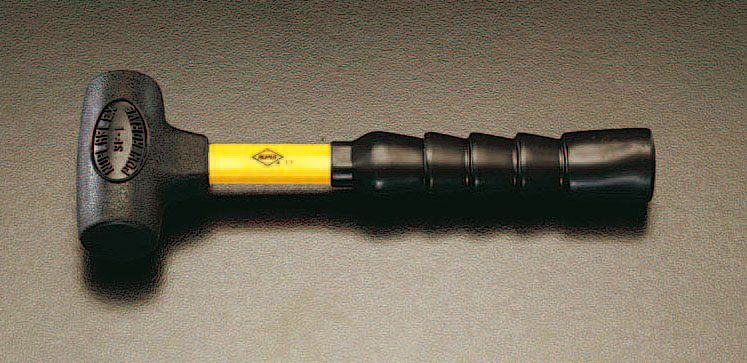 1.80kg/390mm 無反動ハンマー(ソフトフェイス)