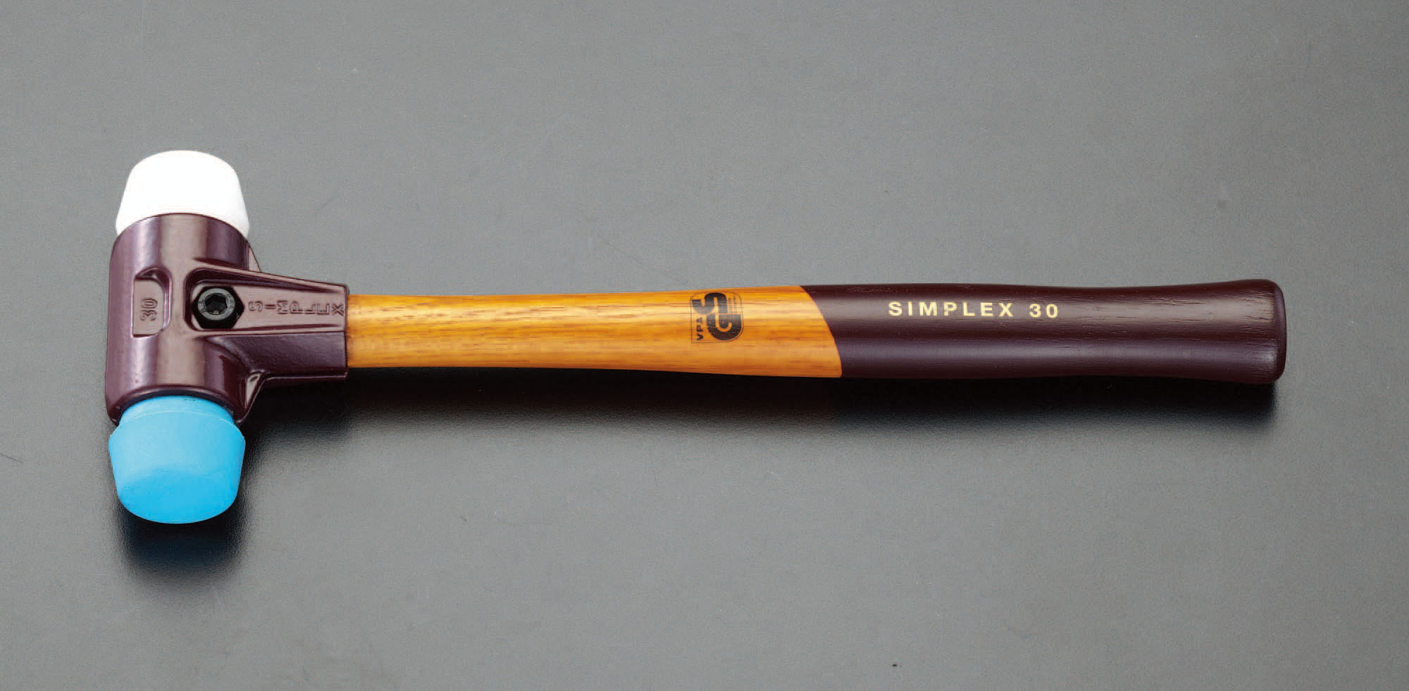 1175g/50mm プラスティックハンマー(青/白)