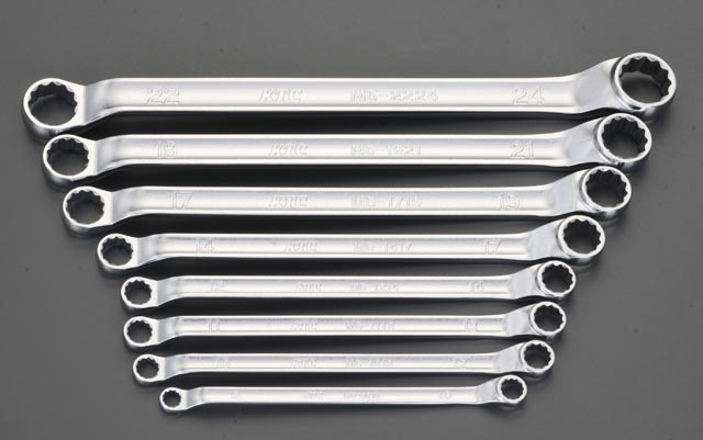 8丁組 両口メガネレンチ