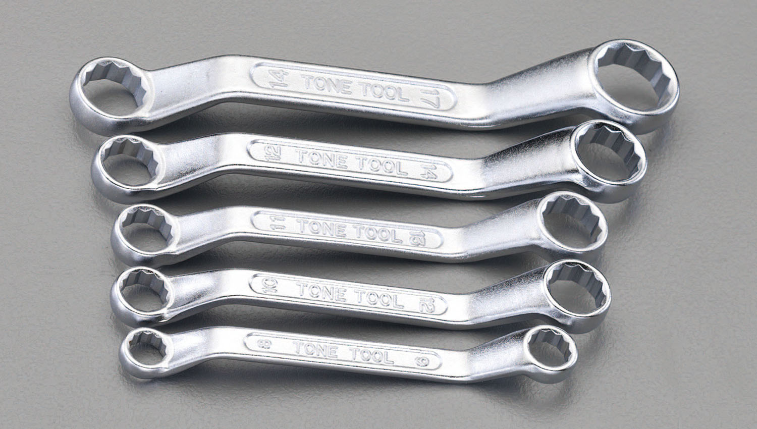 5本組 メガネレンチ(ショートサイズ)