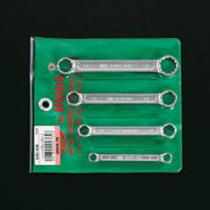 4本組 メガネレンチ(ショートサイズ ストレート)