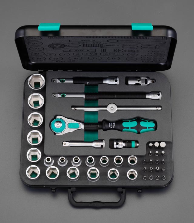 3/8"DR ソケットレンチセット(ZYKLOP)