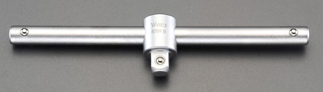 3/8"sqx165mm T型スライディングハンドル(ZYKLOP)