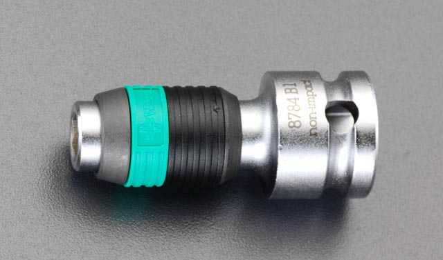 3/8"sqx44mm/1/4"Hex ビットホルダー(ZYKLOP)