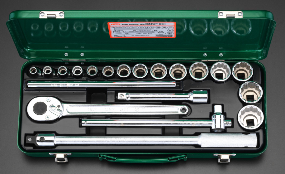 1/2"sq ソケットレンチセット