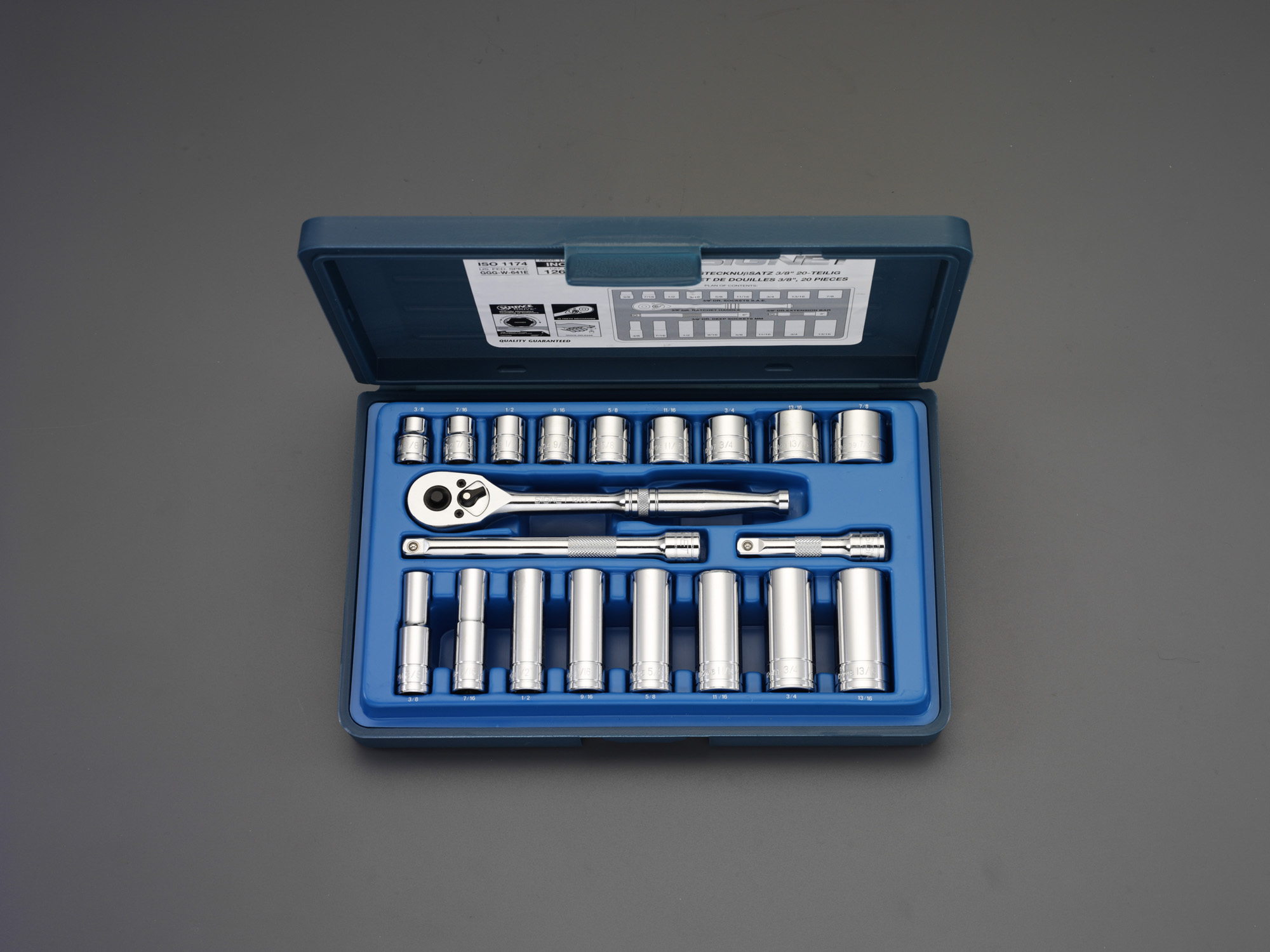 3/8"sq ソケットレンチセット