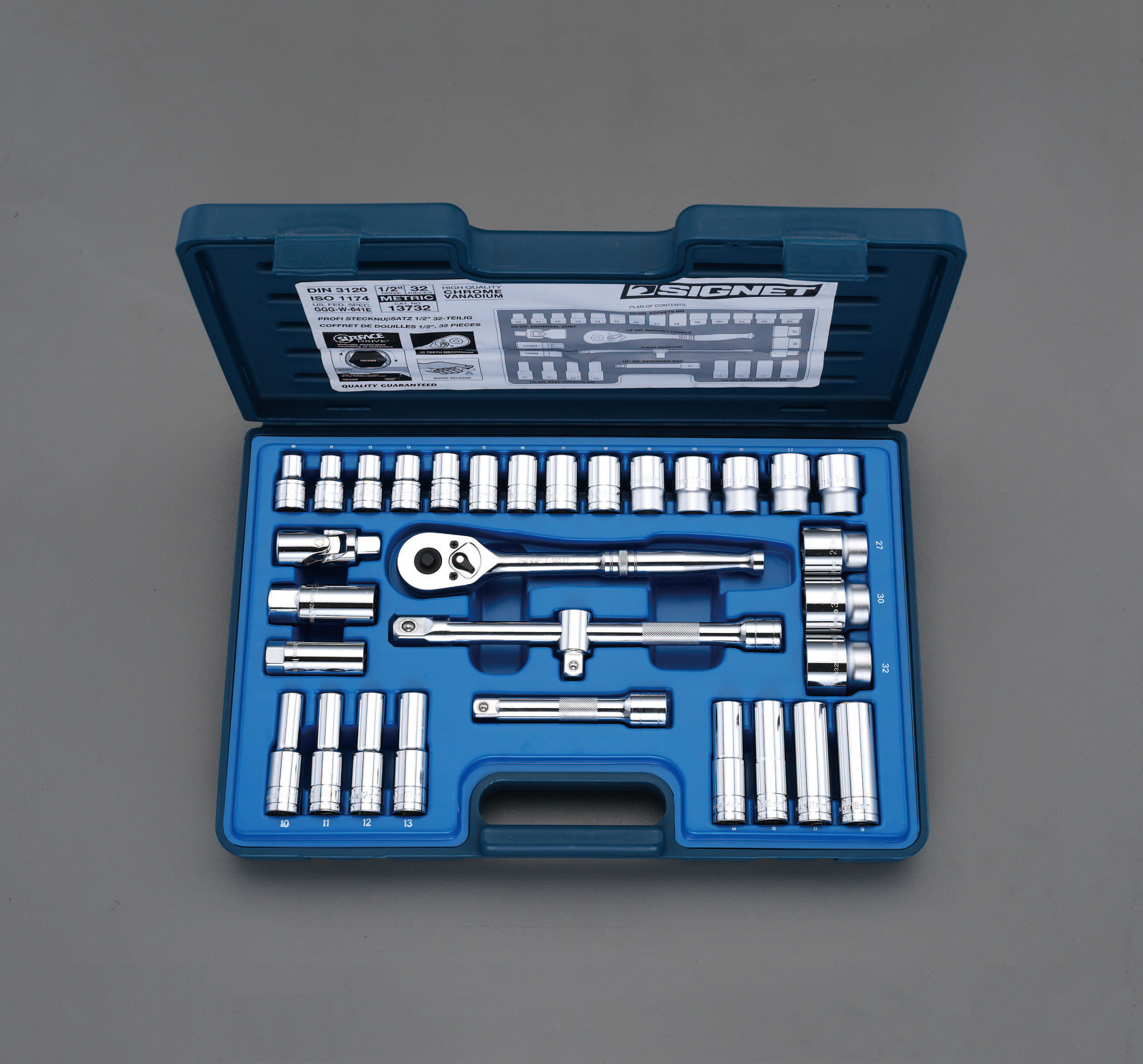 1/2"sq ソケットレンチセット