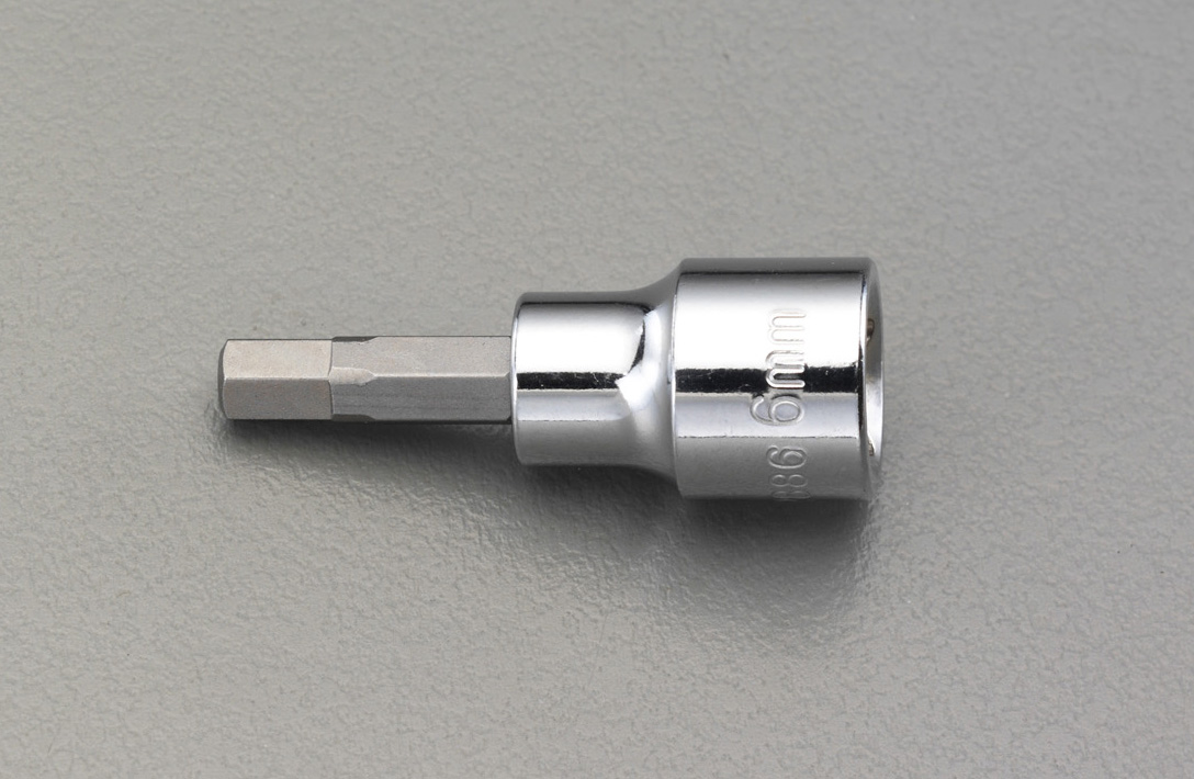 3/8"sqx1/ 8" Hex ビットソケット