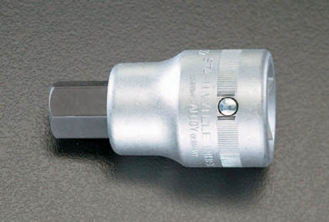 1"sqx22mm HEX ビットソケット
