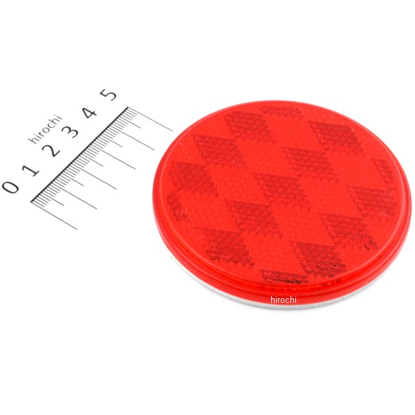 【セール特価】 リフレクター ラウンド 3インチ(76mm) 赤